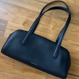 BLACK Mansur Gavriel HELIOS Shoulder Bag MANSUR GAVRIEL HELIOS Top Handle Bag